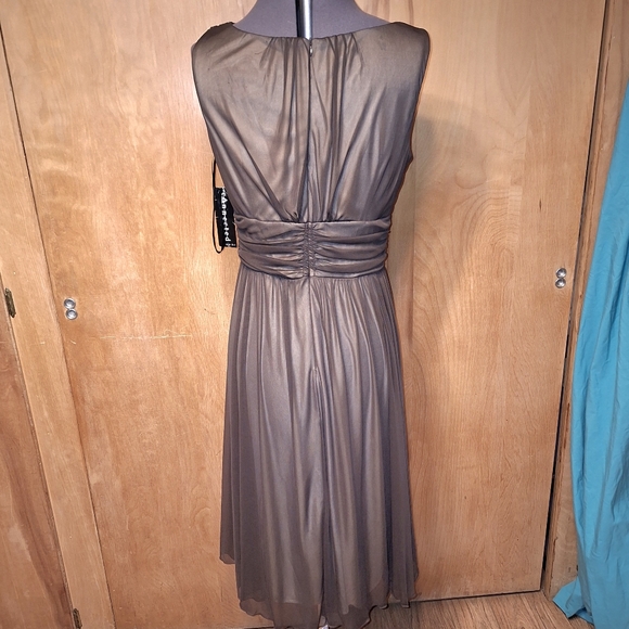 Connected Apparel Dress, Size 12, Mocha Style#T0964307M - Picture 2 of 13